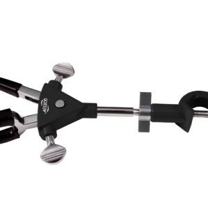 CLAMP RETORT, TRIPLE JAW, ADJUSTABLE, WITH BOSSHEAD