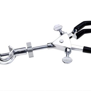 CLAMP RETORT, TRIPLE JAW, ADJUSTABLE, WITH BOSSHEAD