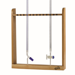 BURETTE RACK, VERTICAL, WOODEN
