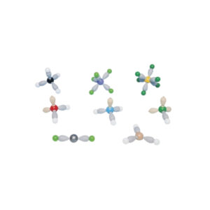MOLECULAR MODEL SET - SHAPES OF MOLECULES - 8 MODEL KIT