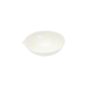 BASIN EVAPORATING, ROUND BOTTOM, PORCELAIN