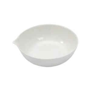 BASIN EVAPORATING, FLAT BOTTOM, PORCELAIN