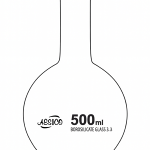 FLASK, BOILING, FLAT BOTTOM, NARROW NECK