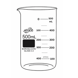BEAKER, GLASS, TALL FORM