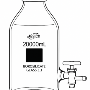 BOTTLES, ASPIRATOR, WITH CAP AND INTERCHANGEABLE STOPCOCK