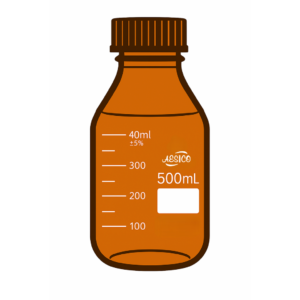 BOTTLES, REAGENT, AMBER, WITH SCREW CAP