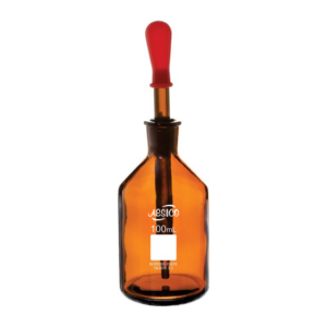 BOTTLES PIPETTE DROPPING, AMBER COLOUR