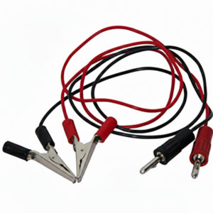 LEADS, BANANA PLUG TO CROCODILE CLIP