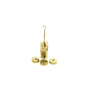 SET OF MASSES SLOTTED - BRASS