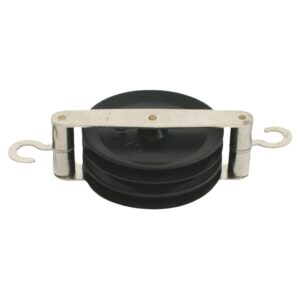 PULLEY DOUBLE PARALLEL PLASTIC