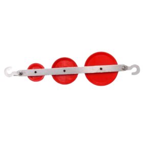 PULLEY TRIPLE IN LINE PLASTIC