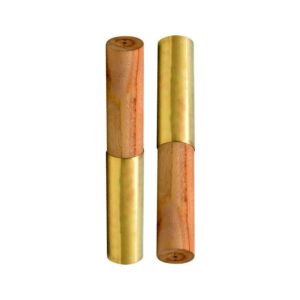 WOOD AND METAL CYLINDER
