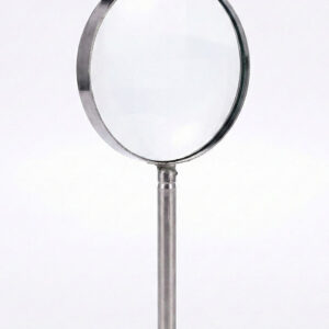 MAGNIFIER, READING GLASS, METAL