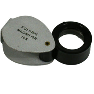 MAGNIFIER, FOLDING, ALUMINIUM CASE