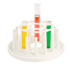 TEST TUBE STAND, ROUND, POLYPROYLENE